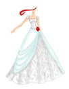Wedding dress 5 Royalty Free Stock Photo