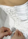 Wedding dress corset