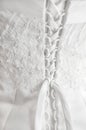 Wedding dress detail Royalty Free Stock Photo