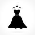 Wedding dress icon