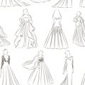 Wedding dress set pattern