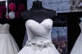 Wedding dresses wedding shop Royalty Free Stock Photo
