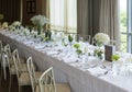 Wedding the elegant dinner long table set