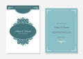 Wedding envelope template laser cutting. Royalty Free Stock Photo