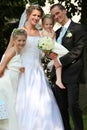 Wedding family Royalty Free Stock Photo