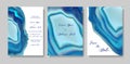 Wedding fashion geode or marble template, artistic covers design, colorful texture realistic backgrounds. Trendy pattern