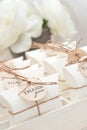 Wedding favors Royalty Free Stock Photo