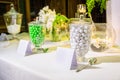 Wedding favors and sugar almonds Royalty Free Stock Photo