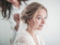 Bride Hairstyle, finishing touches