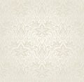 Wedding pale floral pattern wallpaper background design Royalty Free Stock Photo