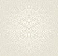 Wedding Floral decorative vintage Background Ecru Bege Royalty Free Stock Photo