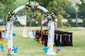 Wedding flower arch