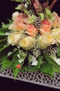 Wedding Flower decoration in a close-up look