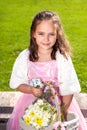 Wedding - Flower Girl Royalty Free Stock Photo