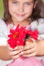 Wedding - Flower Girl Royalty Free Stock Photo