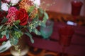 Wedding flowers decor Royalty Free Stock Photo