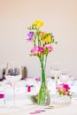 Wedding Flowers Decor Royalty Free Stock Photo