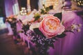 Wedding Flowers and Decorations Royalty Free Stock Photo