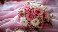 Wedding flowers and documents with a cost plan