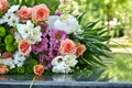 Wedding flowers - outdoor Royalty Free Stock Photo