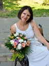 Wedding flowers - outdoor Royalty Free Stock Photo