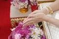 Wedding formality in Thailand