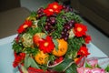 Many fruits are left in the tray - Vietnam wedding fruit tray