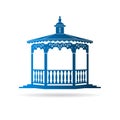 Wedding gazebo logo Royalty Free Stock Photo