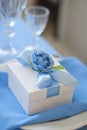 Wedding gift for guest. Candy box Royalty Free Stock Photo