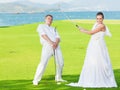 Wedding golf