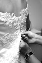 Wedding gown Royalty Free Stock Photo