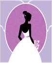 Wedding gown silhouette