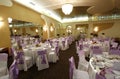 Wedding grand ballroom Royalty Free Stock Photo