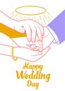 Wedding greeting card