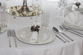 Wedding guest table decorations 5 Royalty Free Stock Photo