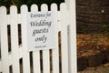 Wedding Guests Only