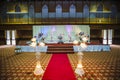 Wedding hall decoration Royalty Free Stock Photo