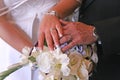 Wedding hands Royalty Free Stock Photo