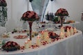 Wedding head table Royalty Free Stock Photo