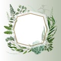 Wedding herbal frame