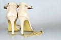 Wedding high heels Royalty Free Stock Photo