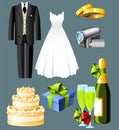 Wedding icons