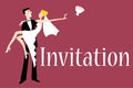 Wedding invitation Royalty Free Stock Photo