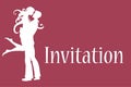 Wedding invitation Royalty Free Stock Photo
