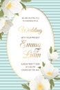 Wedding invitation anemone hellebore white flowers