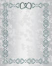 Wedding invitation border Royalty Free Stock Photo