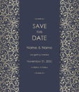 Wedding invitation card Arabic style