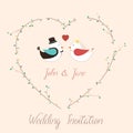 Wedding invitation Royalty Free Stock Photo