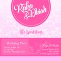 Wedding invitation cover