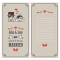 Wedding invitation Royalty Free Stock Photo